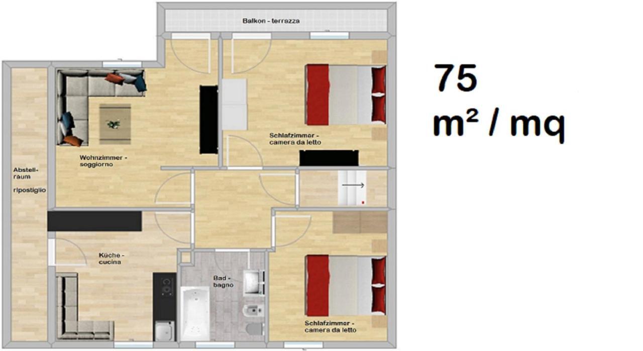 Appartements Stoll San Candido Eksteriør billede